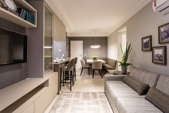 Texturas e Materiais: O Segredo de uma Sala Moderna e Acolhedora