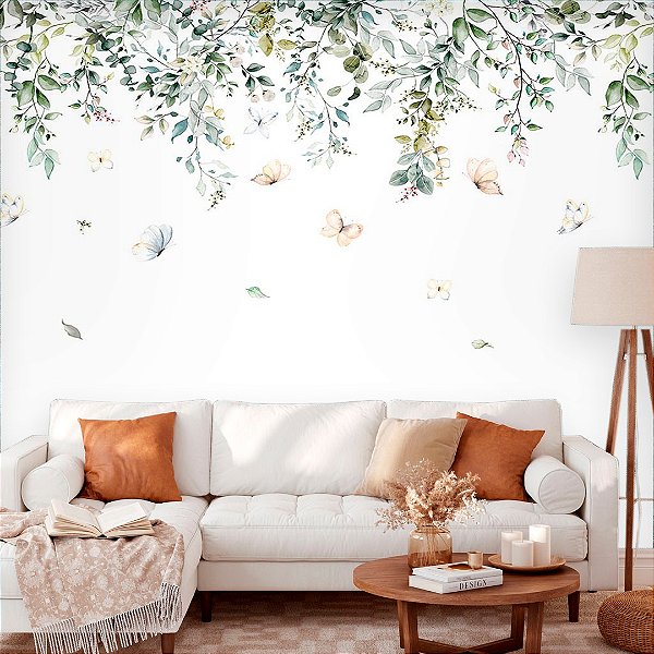 decoração de sala papel de parede