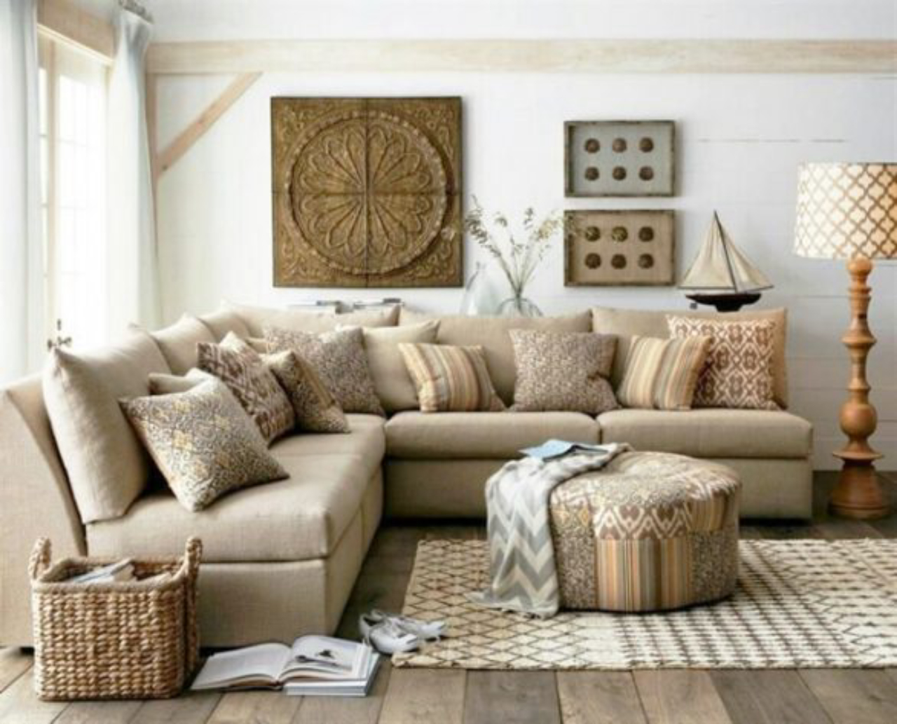 decoracao de sala para o inverno