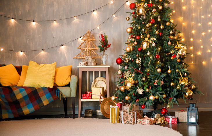 como decorar sala pequena para o natal com pouco espaço