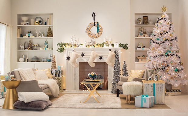 decoração de sala para o natal