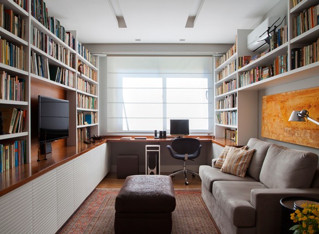 ideias de decoração home office sala pequena