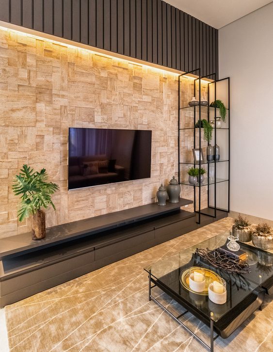 decoração de sala parede