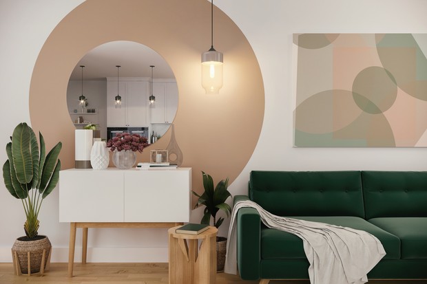 decoração de sala parede