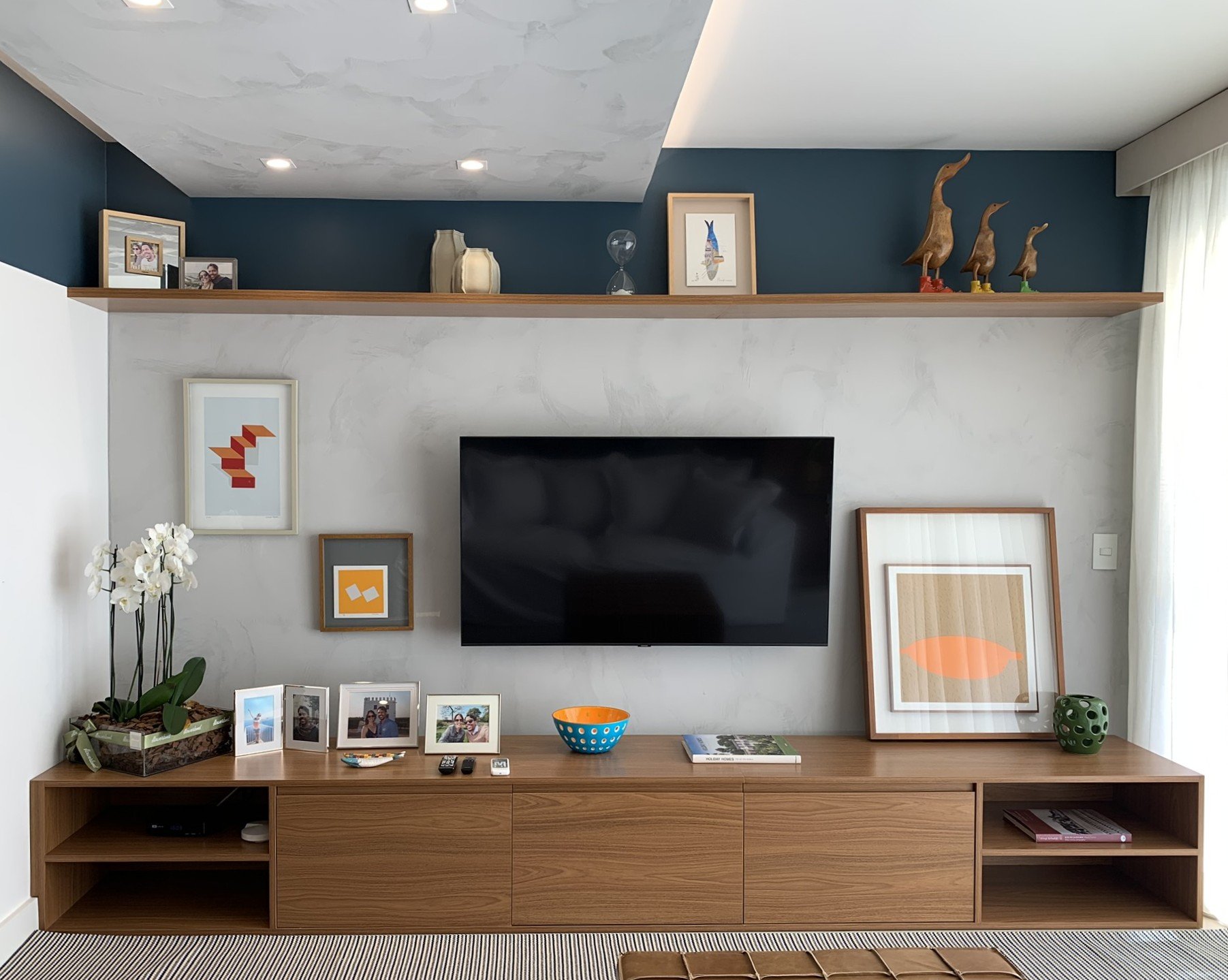 decoração de sala parede