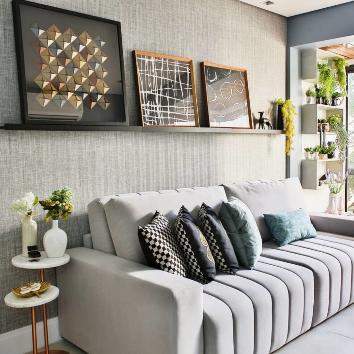 decoração de sala parede