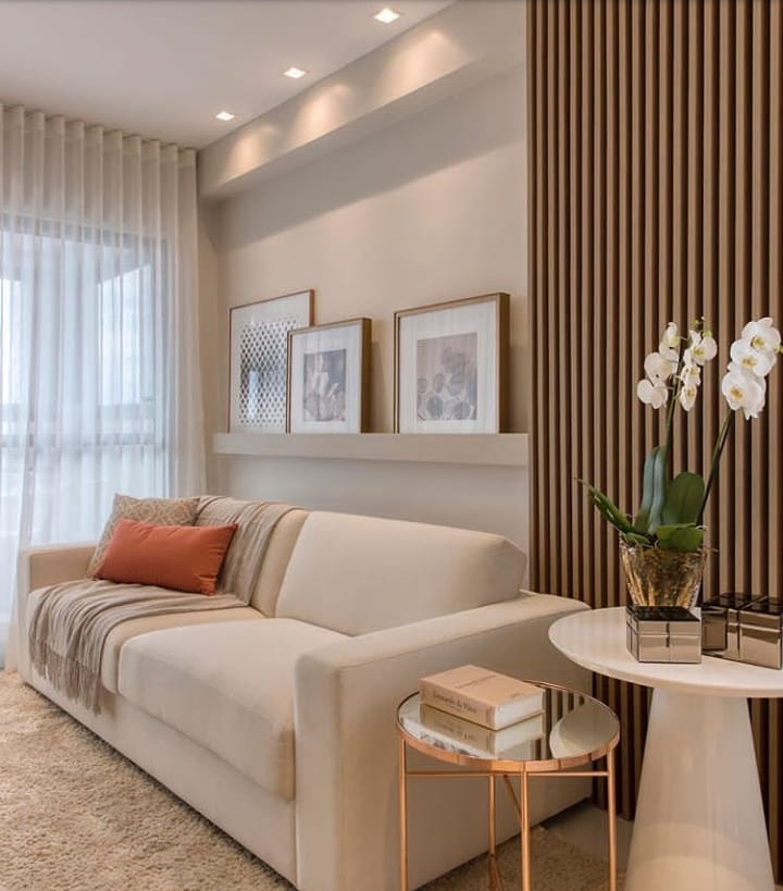 decoracao de sala pequena e simples gastando pouco