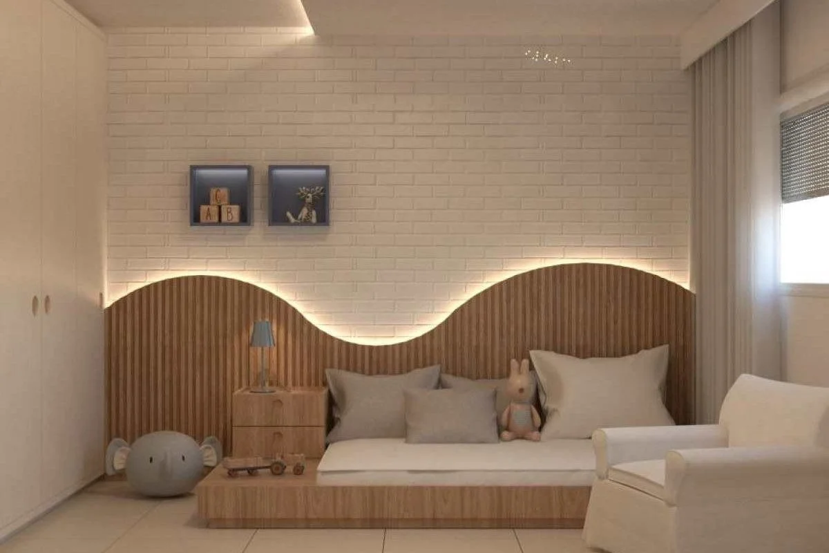 decoracao de sala ripado