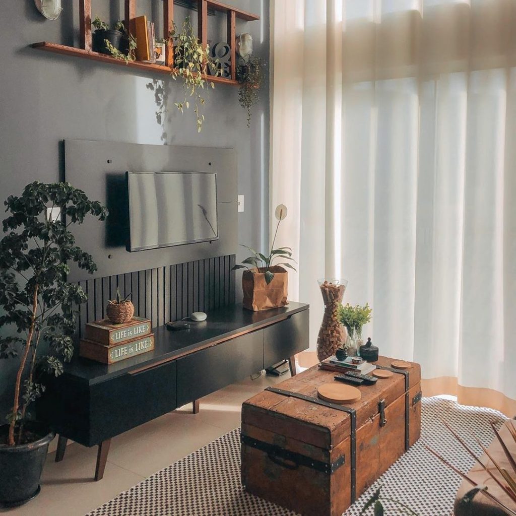 decoracao de sala rustica