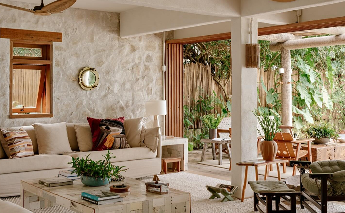 decoração de sala rustica moderna