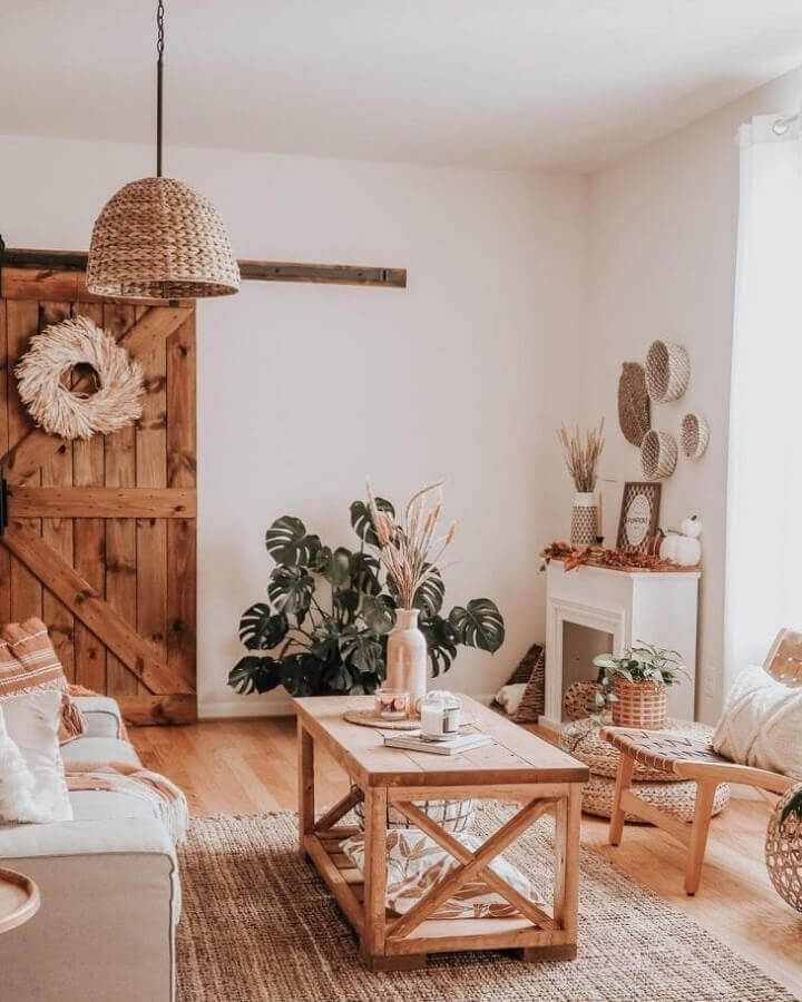 sala rustica moderna vs industrial