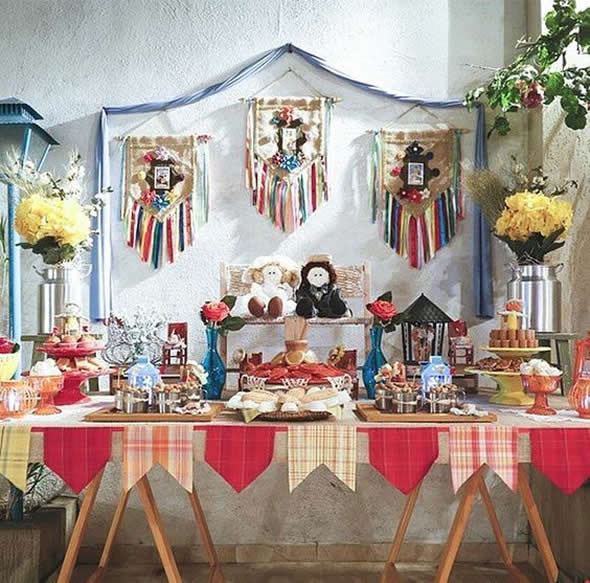 decoração de sala são joão