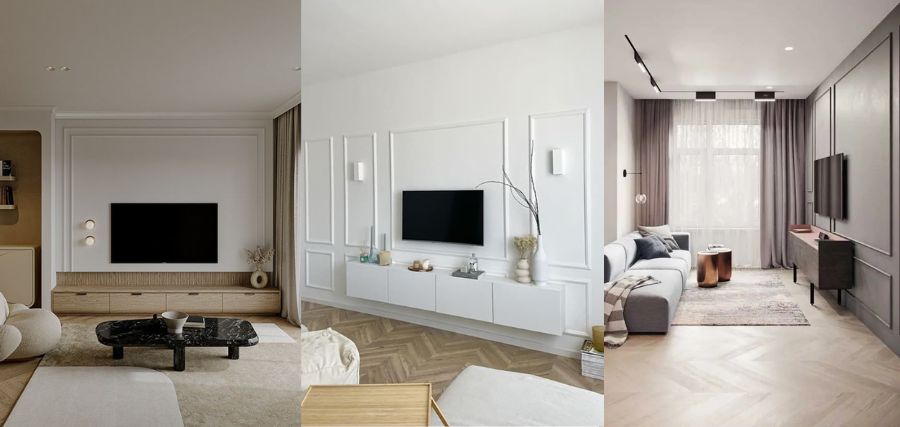 como criar um ponto focal na sala sem tv