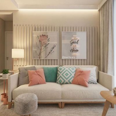 decoração de sala simples e moderna