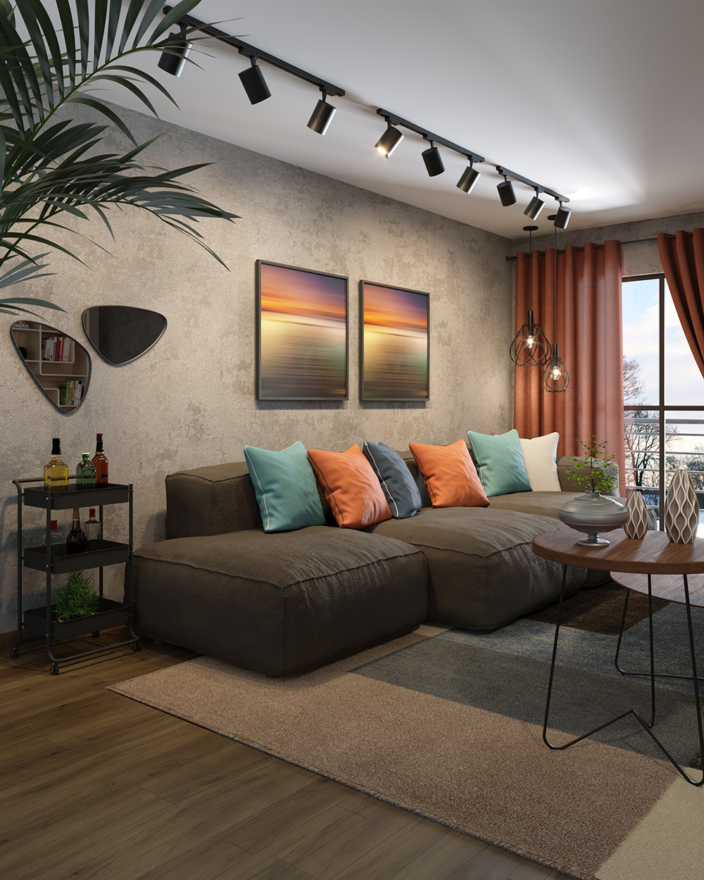 Decoração de Salas Pequenas com Sofá Cinza: Otimizando Espaço e Estilo