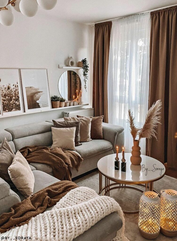 Transforme Sua Sala: Dicas de Têxteis e Objetos Decorativos em Paletas Terrosas