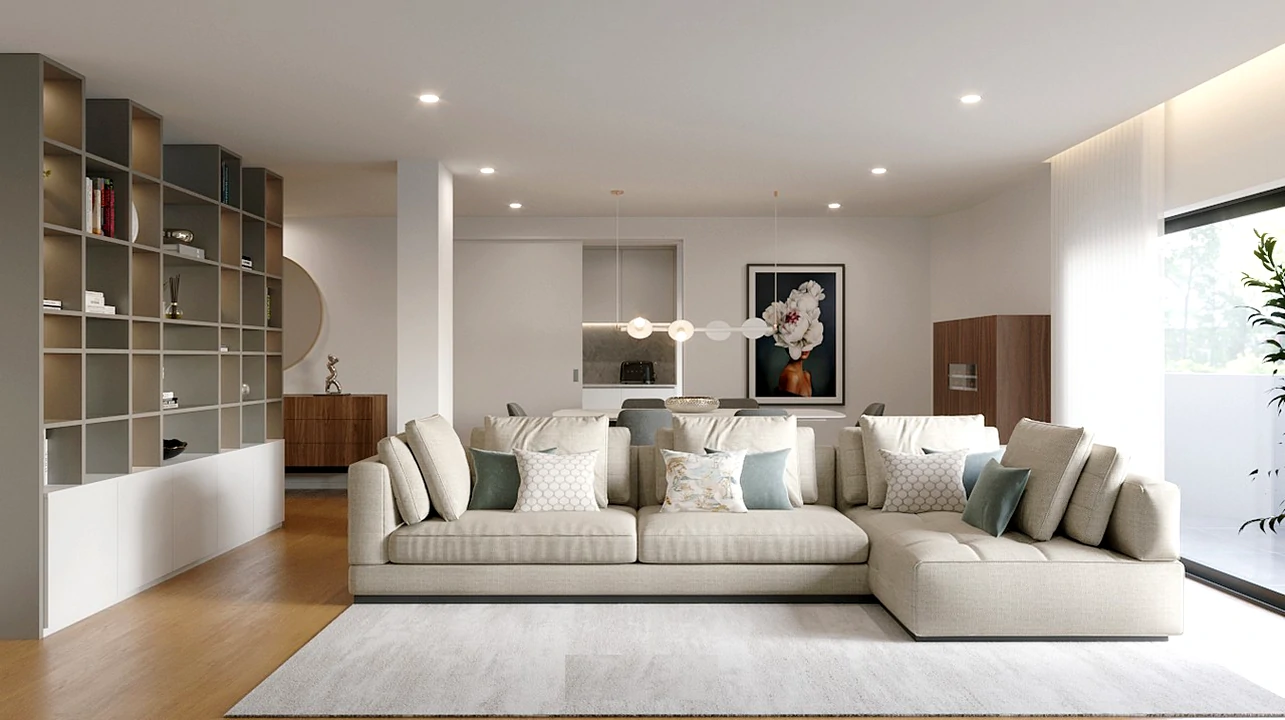 decoração sala moderna versus clássica