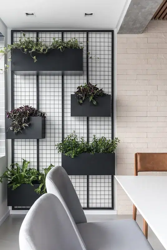 decoração de varanda pequena com plantas