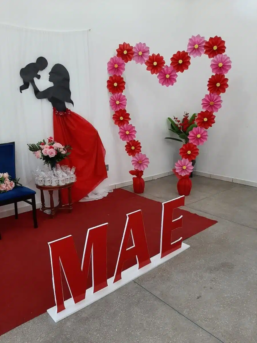 decoração dia das mães igreja