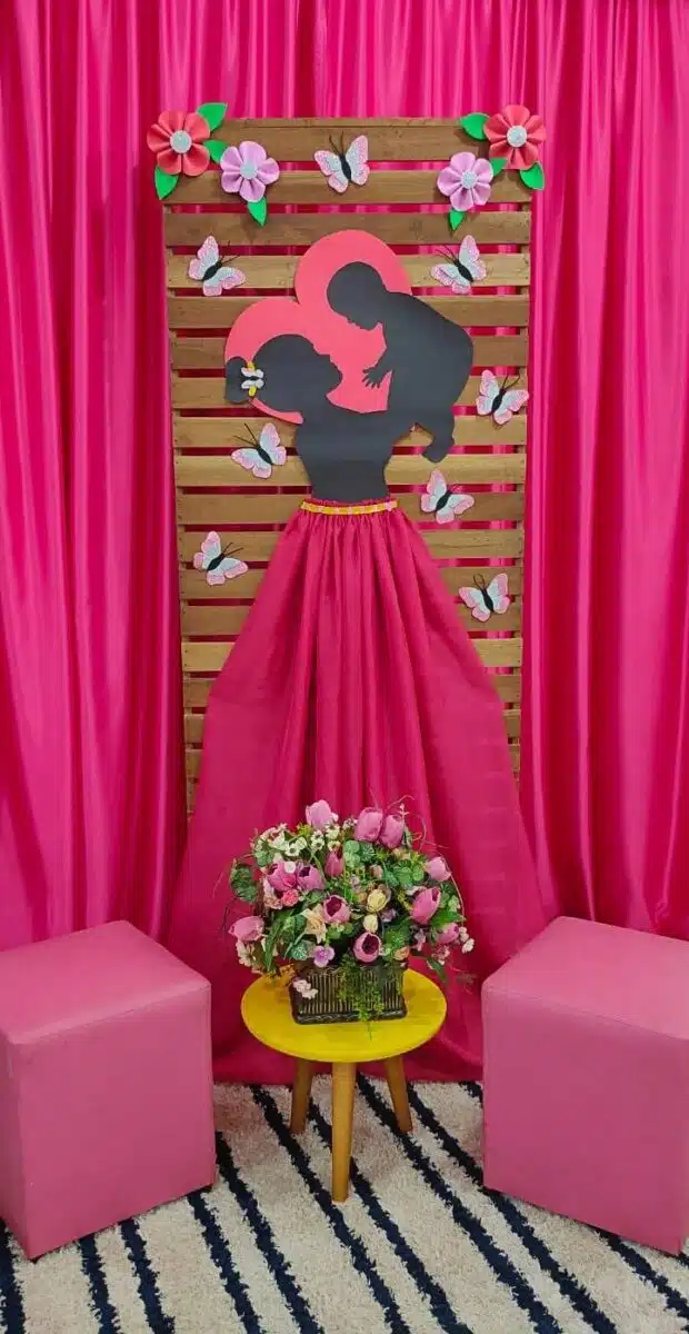 decoração dia das mães igreja vs salão de festas