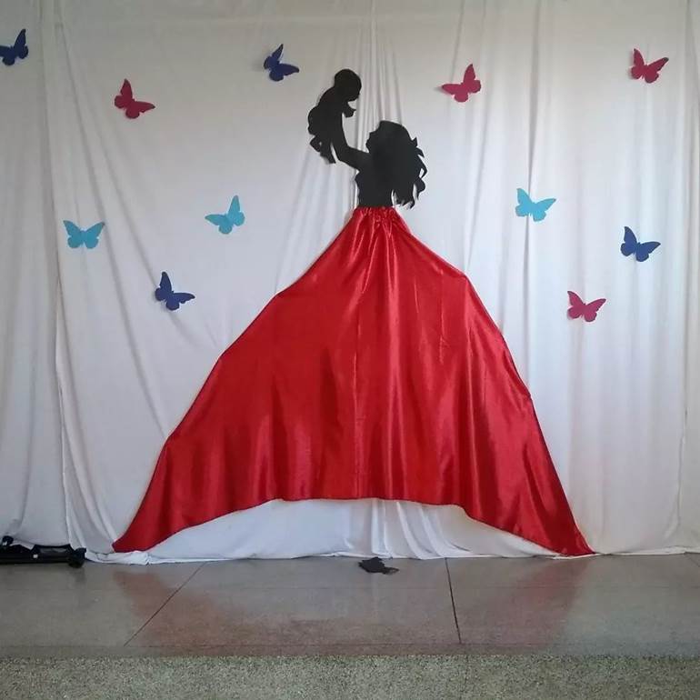 ideias de decoração dia das mães para igreja simples