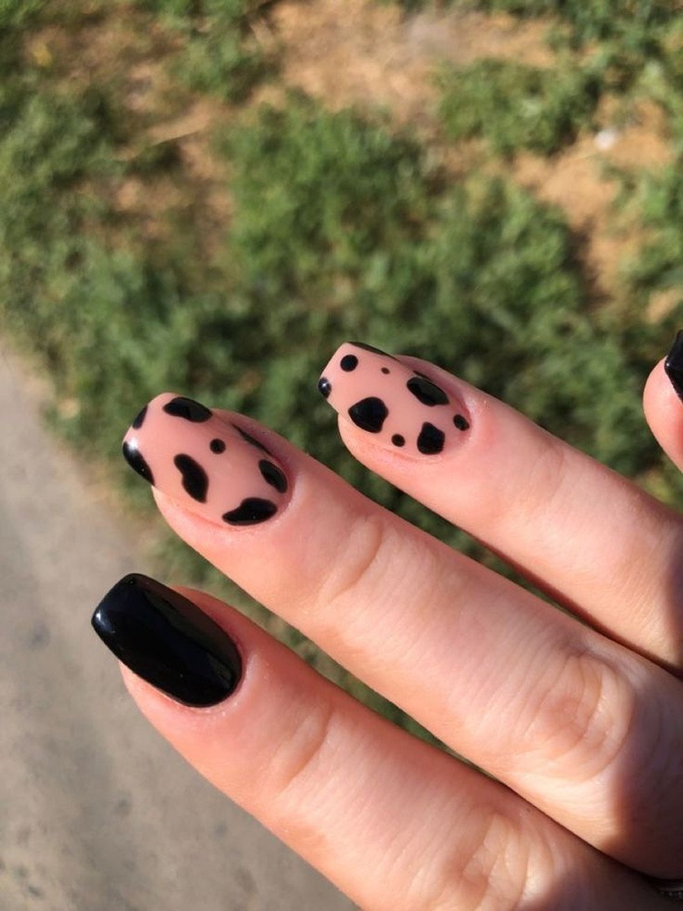 unhas em gel decoradas vs unhas em acrílico decoradas