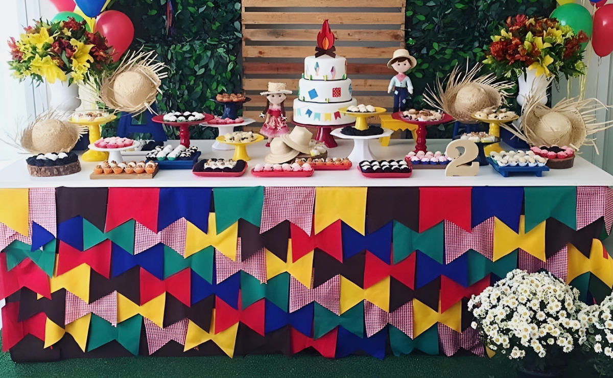 decoração festa junina no quintal simples