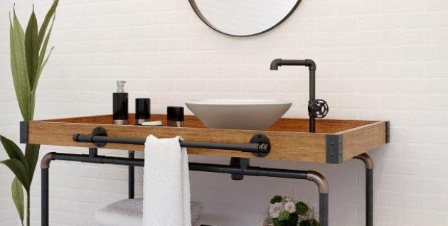 cimento queimado ou adesivo vinílico qual o melhor para banheiro industrial