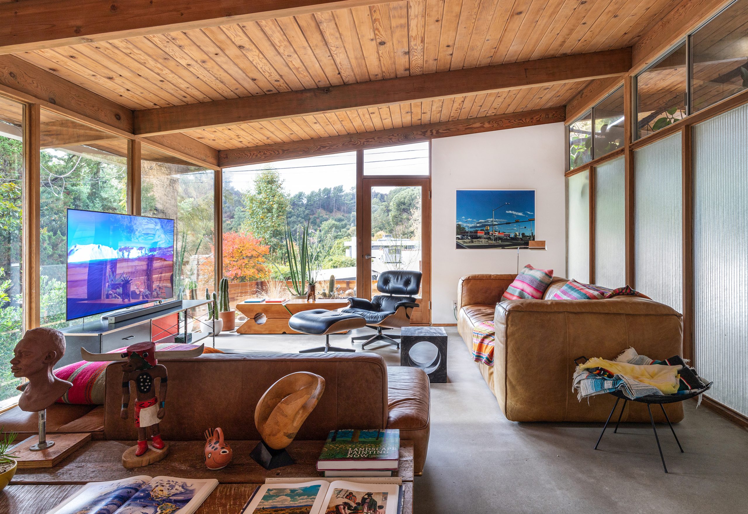 decoração quarto mid century pequeno