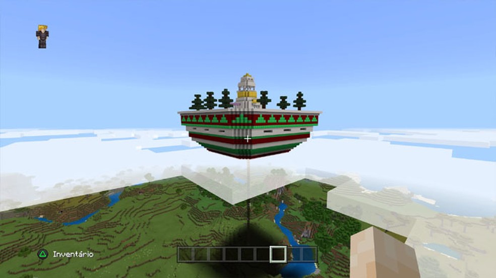 decoração minecraft simples