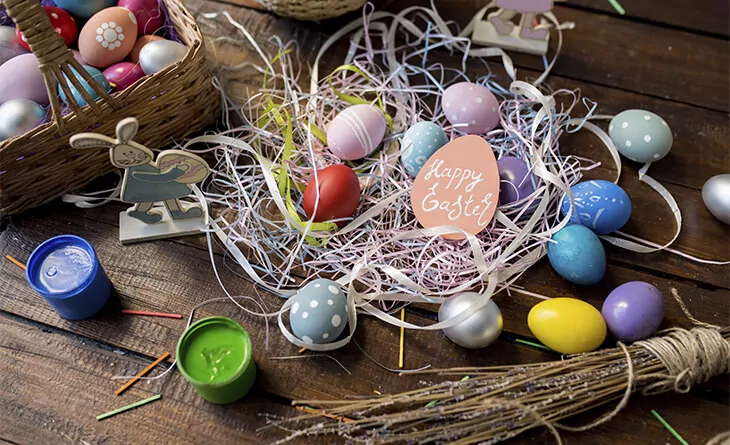 decoração pascoa rústica ou moderna