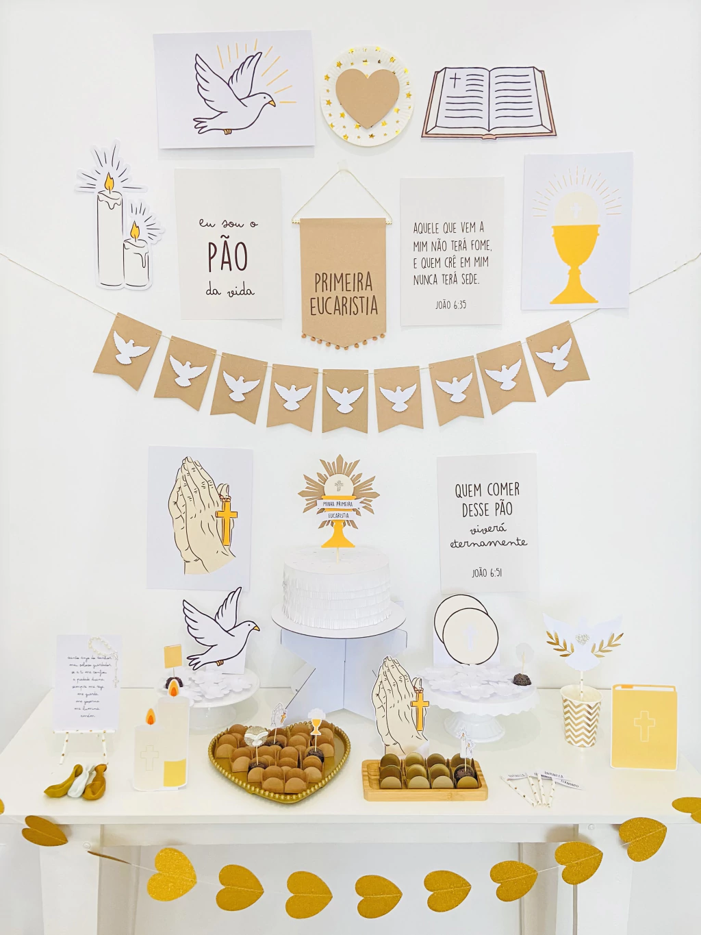 decoração primeira eucaristia