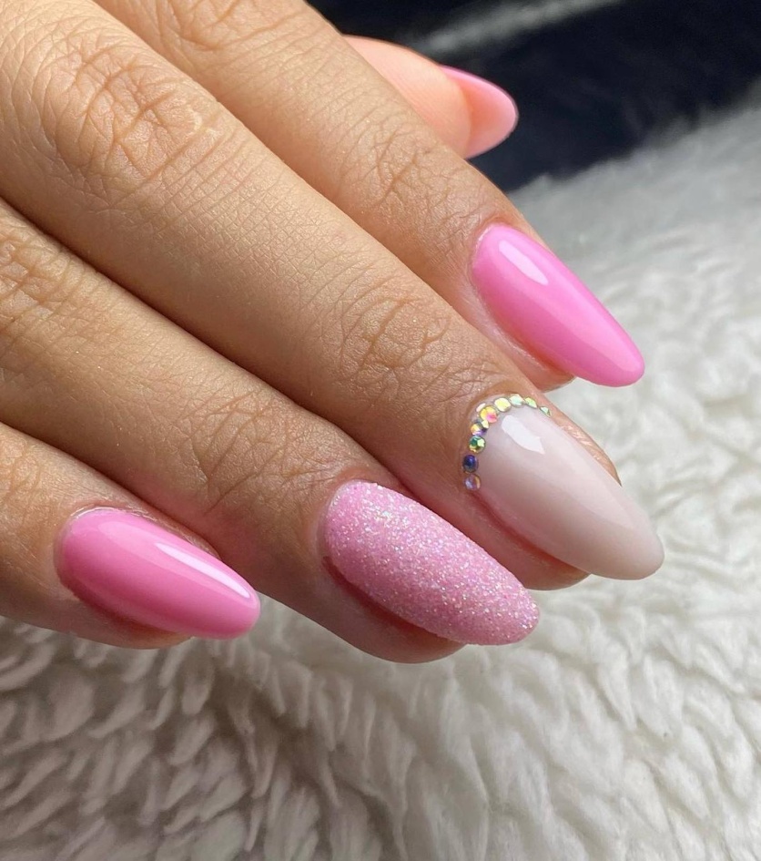 decoracao rosa unha