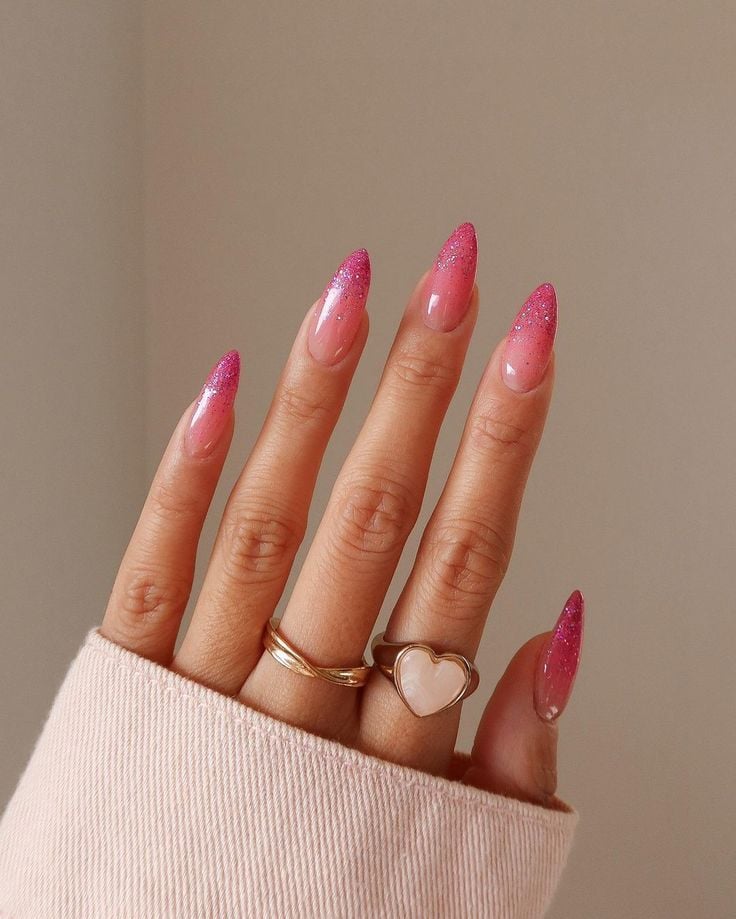 unhas decoradas rosa choque vs rosa pastel qual escolher
