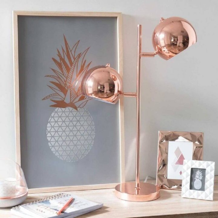 ideias decoração rose gold ambientes pequenos
