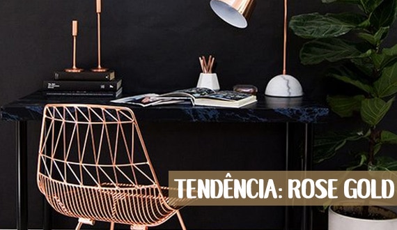 rose gold ou dourado qual escolher decoração
