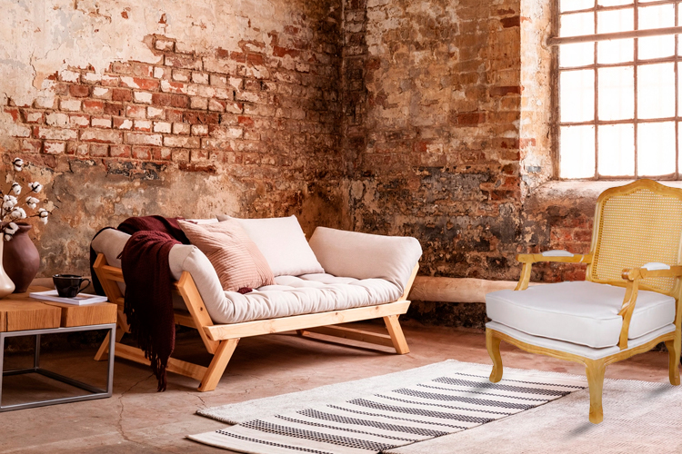 ideias decoração wabi-sabi sala pequena