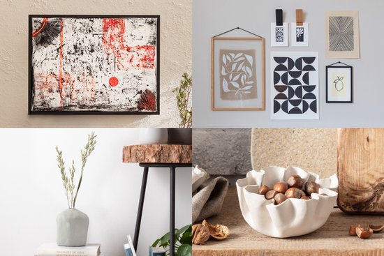 decoração wabi-sabi sala