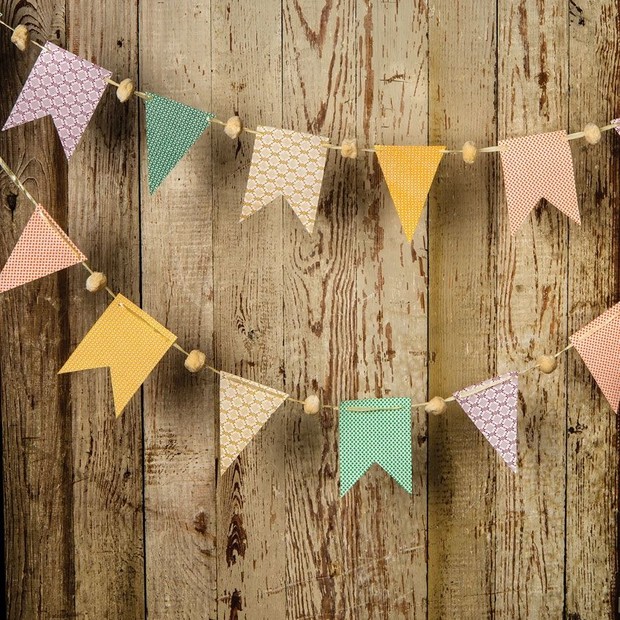 materiais para decorar bandeirinhas de festa junina