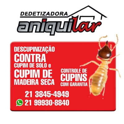 Dedetizadora de cupim e baratas Campo Grande