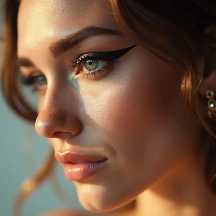 Como obter um delineado perfeito com o Inglot AMC Eyeliner Gel 77