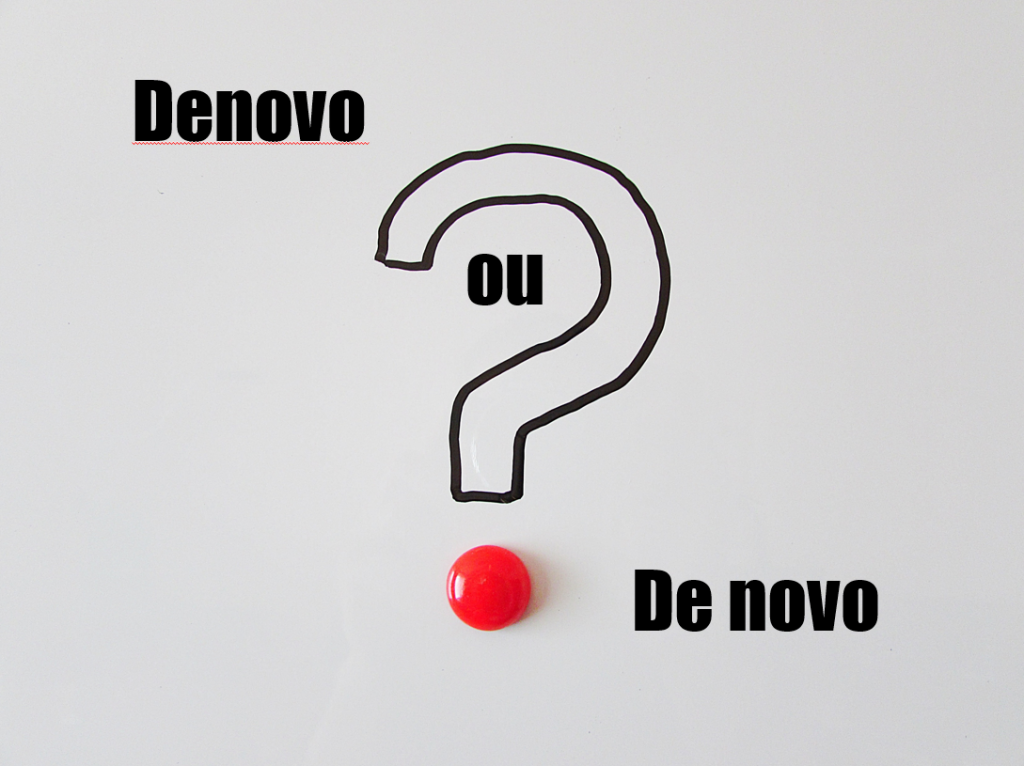 denovo junto ou separado