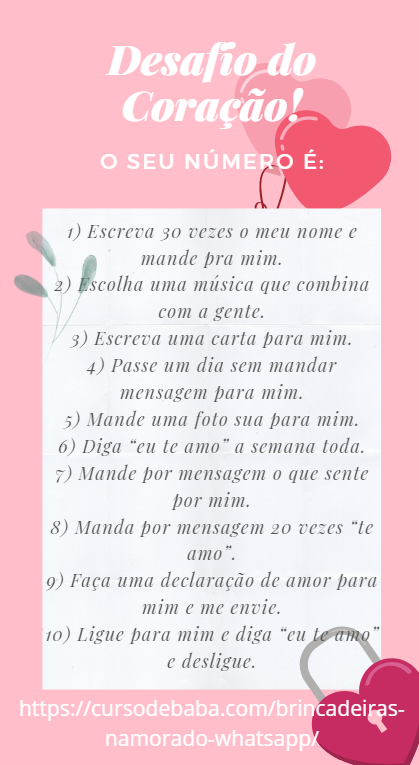 propor desafios ao parceiro