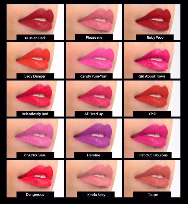 melhores tons batom MAC