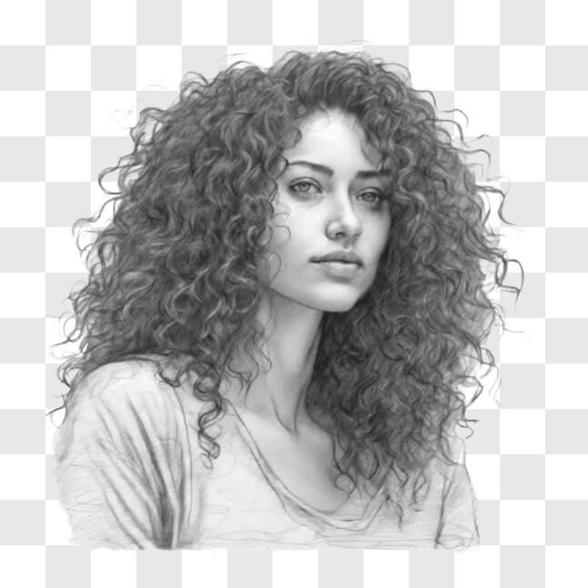 ideias desenho cabelo cacheado menina