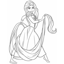 desenhos da princesa rapunzel