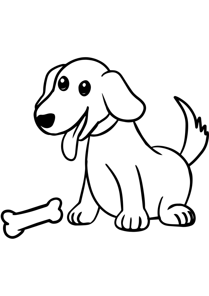 desenho de cachorro realista para colorir