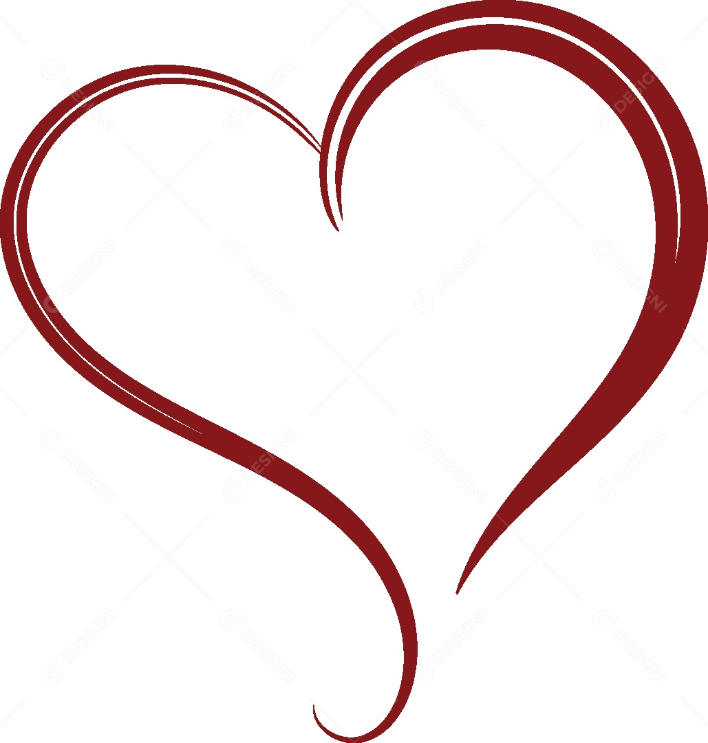 desenho de coração