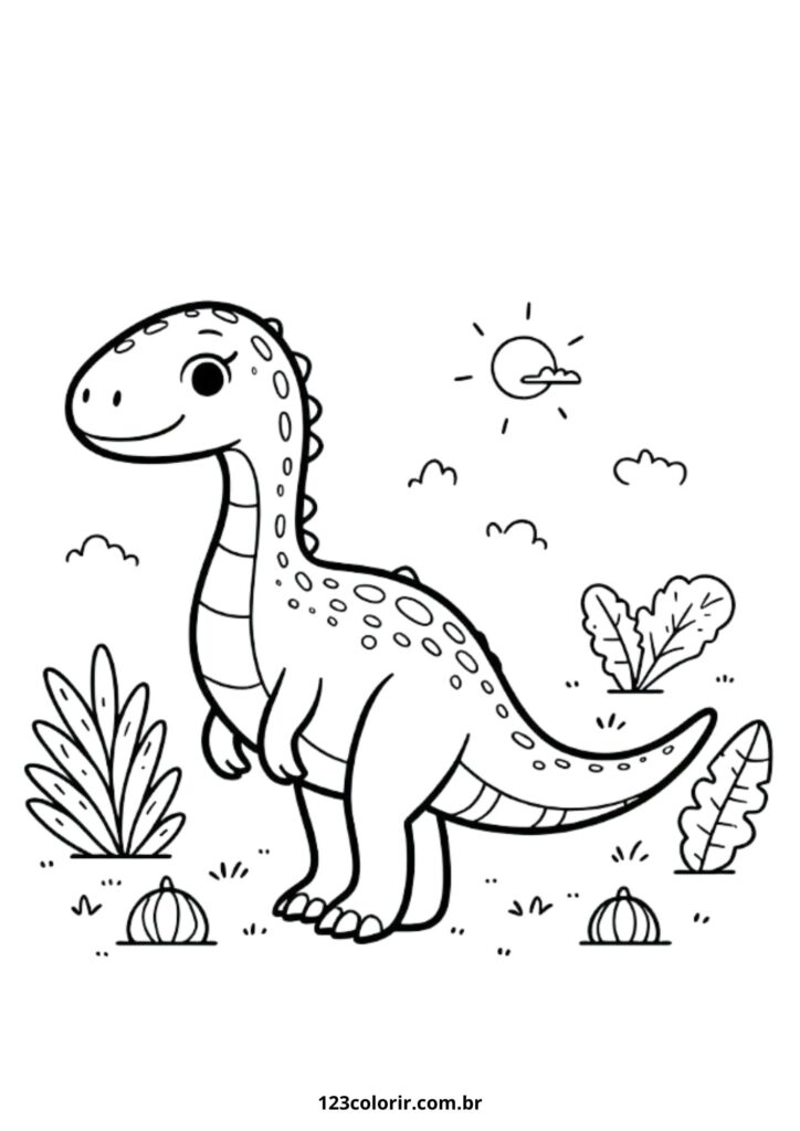 dinossauros para colorir T-Rex
