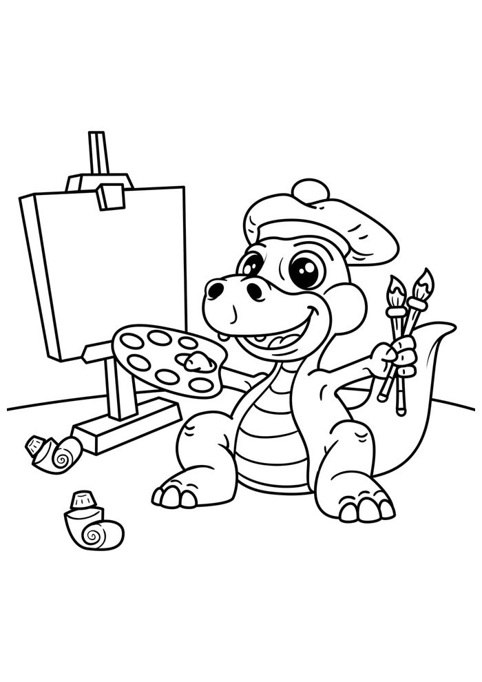 dinossauros realistas para colorir